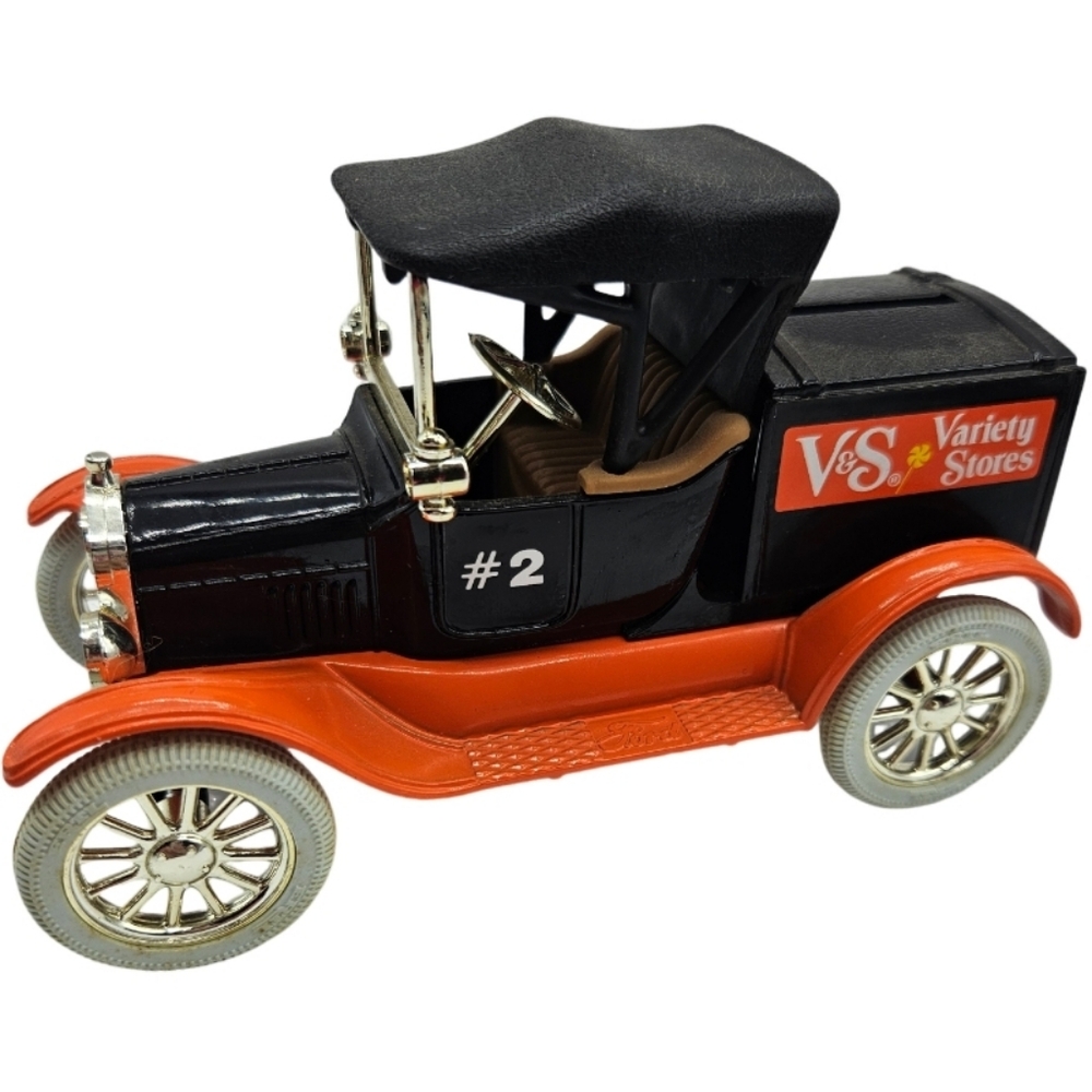 ERTL 1918 Ford Model-T Runabout Delivery Die-Cast Coin Bank with Box